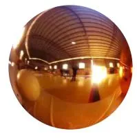 Полый шар из листовой меди (198299) поставка - сфера арт-объект ø 1000 мм. пустотелая  в Оренбурге