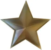 Звезда на памятник состаренная бронза в Оренбурге (518501)