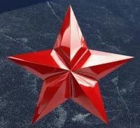 Красная звезда на граните в Оренбурге (518429)
