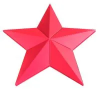 Красная звезда на памятник ø 250 мм. (517621) производство обелиск - стела пустотелая  в Оренбурге