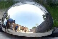 Полусфера ø 1500 нержавеющая сталь (207298) сертификат промоборудование мм.  в Оренбурге