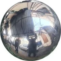 Шар ø 400 мм. полый полированный (517581) сертификат - сфера арт-объект пустотелая  в Оренбурге