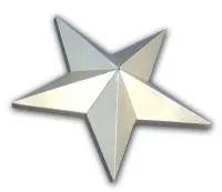 Звезда на обелиск ø 200 (197199) поставка - стела памятник мм. пустотелая  в Оренбурге