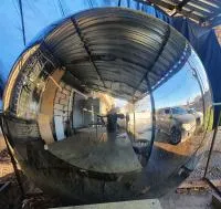 Сфера шар ø 2000 мм. (514274) производство - арт-объект пустотелая  в Оренбурге
