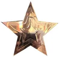 Звезда на памятник ø 150 (518234) монтаж обелиск - стела мм. пустотелая  в Оренбурге