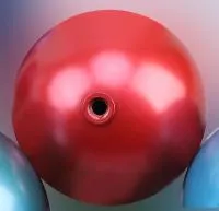 Ёлочный шар красный (518840) ∅ 500 мм. Оренбург