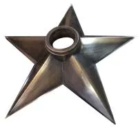 Звезда ø 1100 мм. бронза (197207) поставка комплект горелка ГВД 379 10 89 00 ПС вечный огонь пустотелая  в Оренбурге