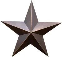 Звезда на памятник листовая бронза патина в Оренбурге (518498)