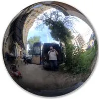 Шар ø 1000 мм. полый полированный (517577) монтаж - сфера арт-объект пустотелая  в Оренбурге