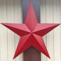 Красная звезда декор на стену в Оренбурге (518432)
