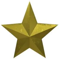 Звезда накладка на памятник литая латунь в Оренбурге (518483)