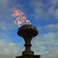 Газовая горелка апс (газ-контроль) (1629) сертификат - автомат вечный огонь ø 154 мм. ветроустойчивая  в Оренбурге