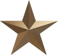 Звезда на памятник ветерану ВОВ из бронзы в Оренбурге (518494)