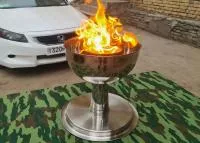 Чаша торжественного огня афины (51756458) производство для ø 360 мм. ветроустойчивая в Оренбурге