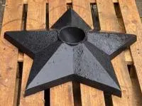 Чугун звезда вечный огонь (518229) монтаж комплект горелка ГВД 379 10 89 00 ПС ø 1100 мм. монолит - литье  в Оренбурге